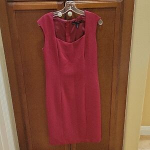 Elegant Pink Sleeveless Dress